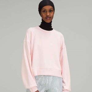 Lululemon Perfectly Oversized Crewneck in Strawberry Milkshake